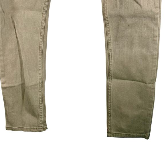 RUDE Hot Topic Men's 26x32 Tan Khaki Colored Skinny Slight Stretch Denim Jeans - Picture 11 of 11